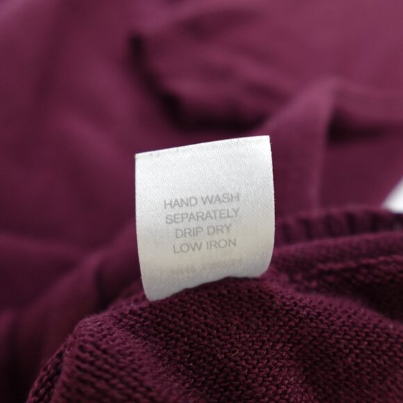 Charming Charlie | Pullover Cardigan/Sweater Women's Size Medium Wine Color - Picture 12 of 13